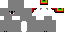 Minecraft skin texture, 64x32 legacy pixels