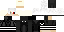 Minecraft skin texture, 64x32 legacy pixels