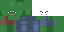 Minecraft skin texture, 64x32 legacy pixels