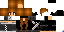 Minecraft skin texture, 64x32 legacy pixels