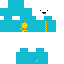Minecraft skin texture, 64x64 pixels