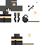 Minecraft skin texture, 64x64 pixels