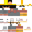 Minecraft skin texture, 64x64 pixels