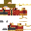 Minecraft skin texture, 64x64 pixels