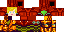 Minecraft skin texture, 64x32 legacy pixels