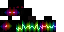 Minecraft skin texture, 64x32 legacy pixels