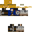 Minecraft skin texture, 64x64 pixels
