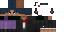 Minecraft skin texture, 64x32 legacy pixels