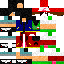 Minecraft skin texture, 64x64 pixels