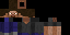 Minecraft skin texture, 64x32 legacy pixels
