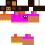 Minecraft skin texture, 64x64 pixels