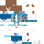 Minecraft skin texture, 64x64 pixels