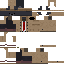 Minecraft skin texture, 64x64 pixels