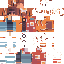 Minecraft skin texture, 64x64 pixels