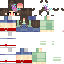 Minecraft skin texture, 64x64 pixels