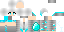 Minecraft skin texture, 64x32 legacy pixels