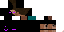Minecraft skin texture, 64x32 legacy pixels
