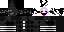 Minecraft skin texture, 64x32 legacy pixels