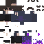 Minecraft skin texture, 64x64 pixels