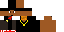 Minecraft skin texture, 64x32 legacy pixels
