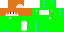 Minecraft skin texture, 64x32 legacy pixels