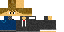 Minecraft skin texture, 64x32 legacy pixels