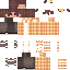 Minecraft skin texture, 64x64 pixels