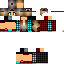 Minecraft skin texture, 64x64 pixels