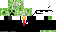 Minecraft skin texture, 64x32 legacy pixels