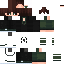 Minecraft skin texture, 64x64 pixels