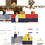 Minecraft skin texture, 64x64 pixels