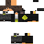 Minecraft skin texture, 64x64 pixels