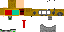 Minecraft skin texture, 64x32 legacy pixels