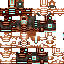 Minecraft skin texture, 64x64 pixels