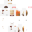 Minecraft skin texture, 64x64 pixels