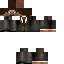 Minecraft skin texture, 64x64 pixels