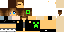 Minecraft skin texture, 64x32 legacy pixels
