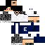 Minecraft skin texture, 64x64 pixels