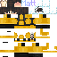 Minecraft skin texture, 64x64 pixels