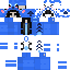 Minecraft skin texture, 64x64 pixels