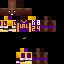 Minecraft skin texture, 64x64 pixels
