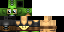 Minecraft skin texture, 64x32 legacy pixels