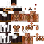 Minecraft skin texture, 64x64 pixels