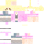 Minecraft skin texture, 64x64 pixels