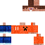 Minecraft skin texture, 64x64 pixels