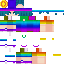 Minecraft skin texture, 64x64 pixels