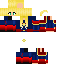 Minecraft skin texture, 64x64 pixels