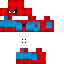 Minecraft skin texture, 64x64 pixels