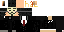 Minecraft skin texture, 64x32 legacy pixels