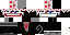Minecraft skin texture, 64x32 legacy pixels